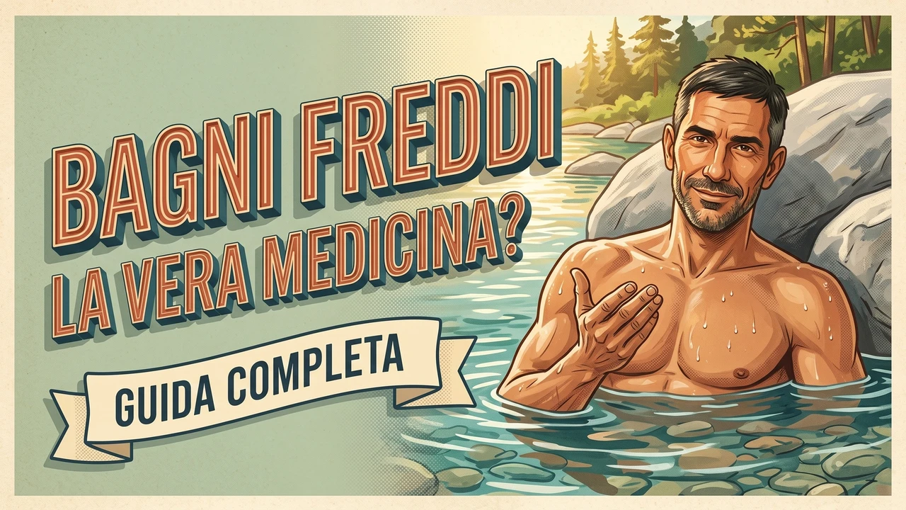 Bagni freddi: la guida scientifica a benefici, fisiologia, dopamina e sicurezza