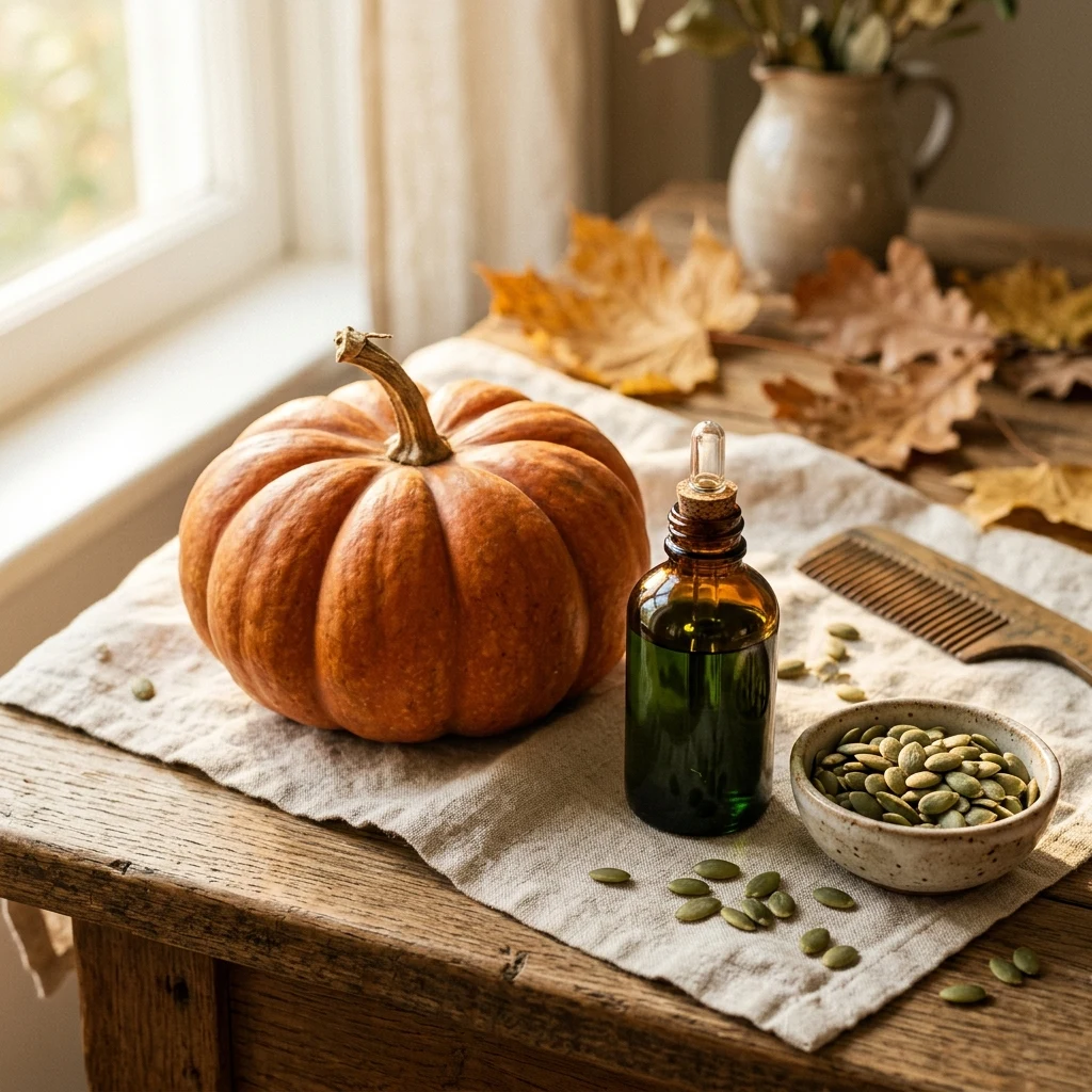 Immagine di copertina per: Caduta dei capelli in autunno: olio di zucca, DHT, tiroide e metabolismo. Cosa dice davvero la fisiologia