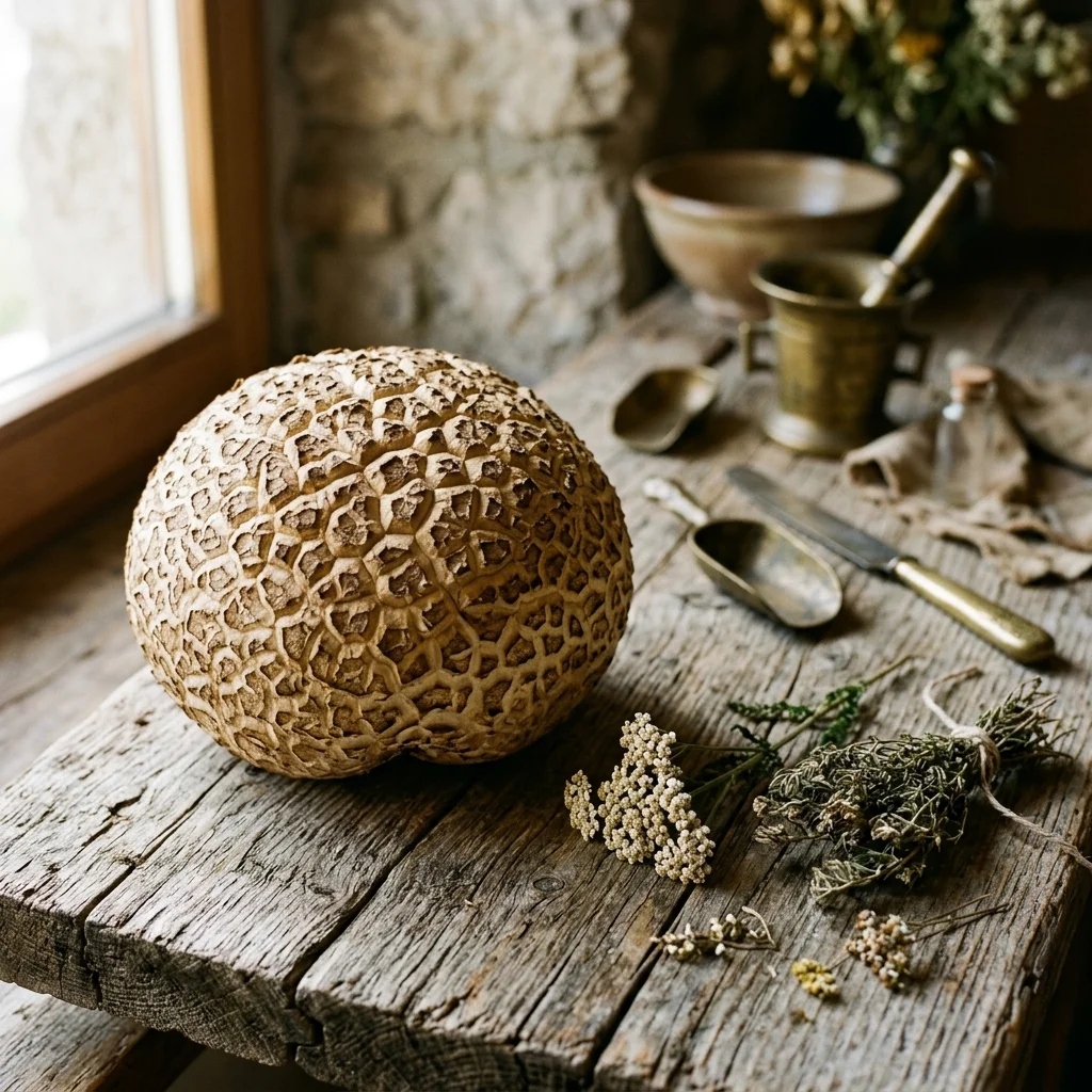 Immagine di copertina per: Il fungo che blocca il sangue in pochi secondi: la Vescia (Calvatia utriformis), la melanina anti-UV e la farmacia dei pascoli